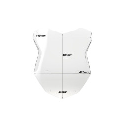 Pare-Brise Intermedio Claire WRS pour BMW R 1250 GS (19-21) - BM009T
