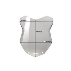Pare-Brise Intermedio Fumé WRS pour BMW R 1250 GS (19-21) - BM009F