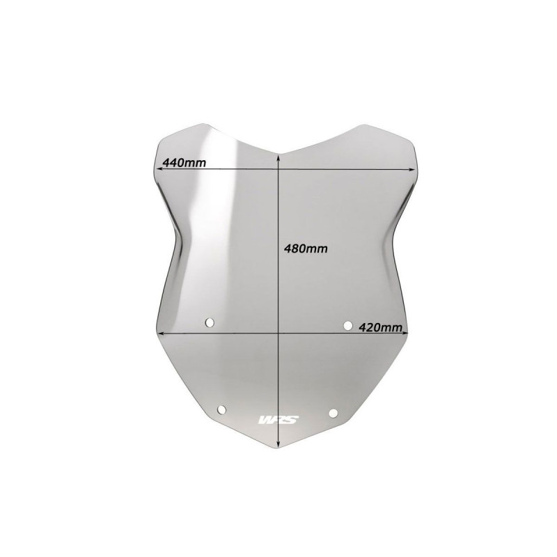 Pare-Brise Intermedio Fumé WRS pour BMW R 1250 GS (19-21) - BM009F Pare-Brise Intermedio Fumé WRS pour BMW R 1250 GS (19-21) - BM009F