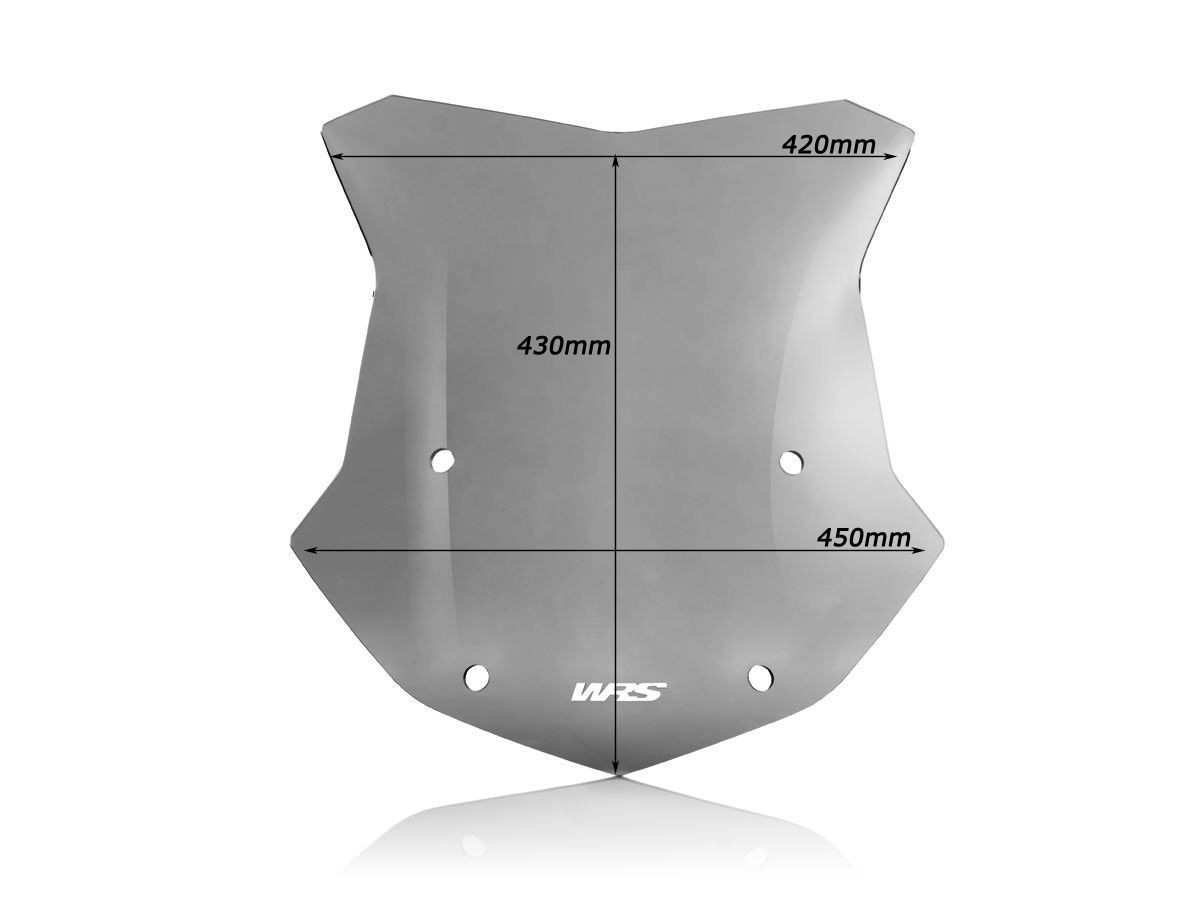 Pare-Brise Sport Fumé Foncé WRS pour BMW R 1200 GS (13-19) - BM023FS