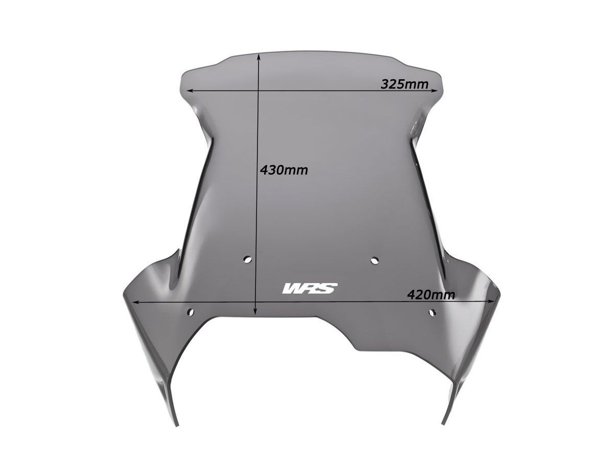Pare-Brise Caponord Fumé WRS pour BMW F 650 GS (800Cc) Twin (08-12) - BM018F