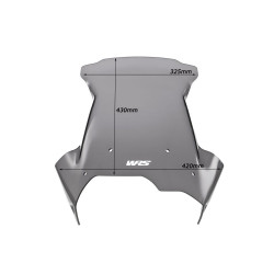 Pare-Brise Caponord Fumé WRS pour BMW F 800 GS (08-17) - BM018F