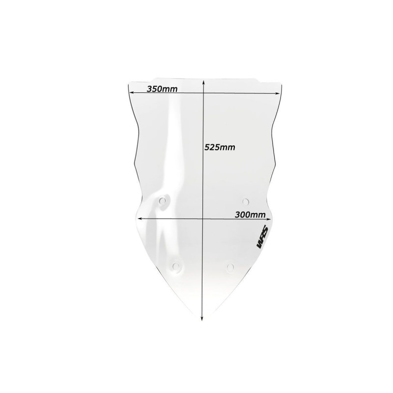 Pare-Brise Touring Claire WRS pour Ducati Multistrada 1200 et S (13-14) - DU003T Pare-Brise Touring Claire WRS pour Ducati Multistrada 1200 et S (13-14) - DU003T
