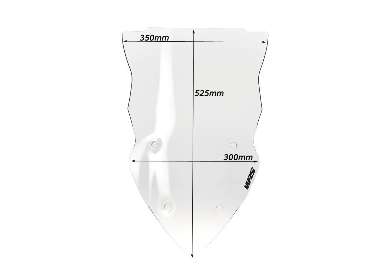 Pare-Brise Touring Claire WRS pour Ducati Multistrada 1200 et S (13-14) - DU003T