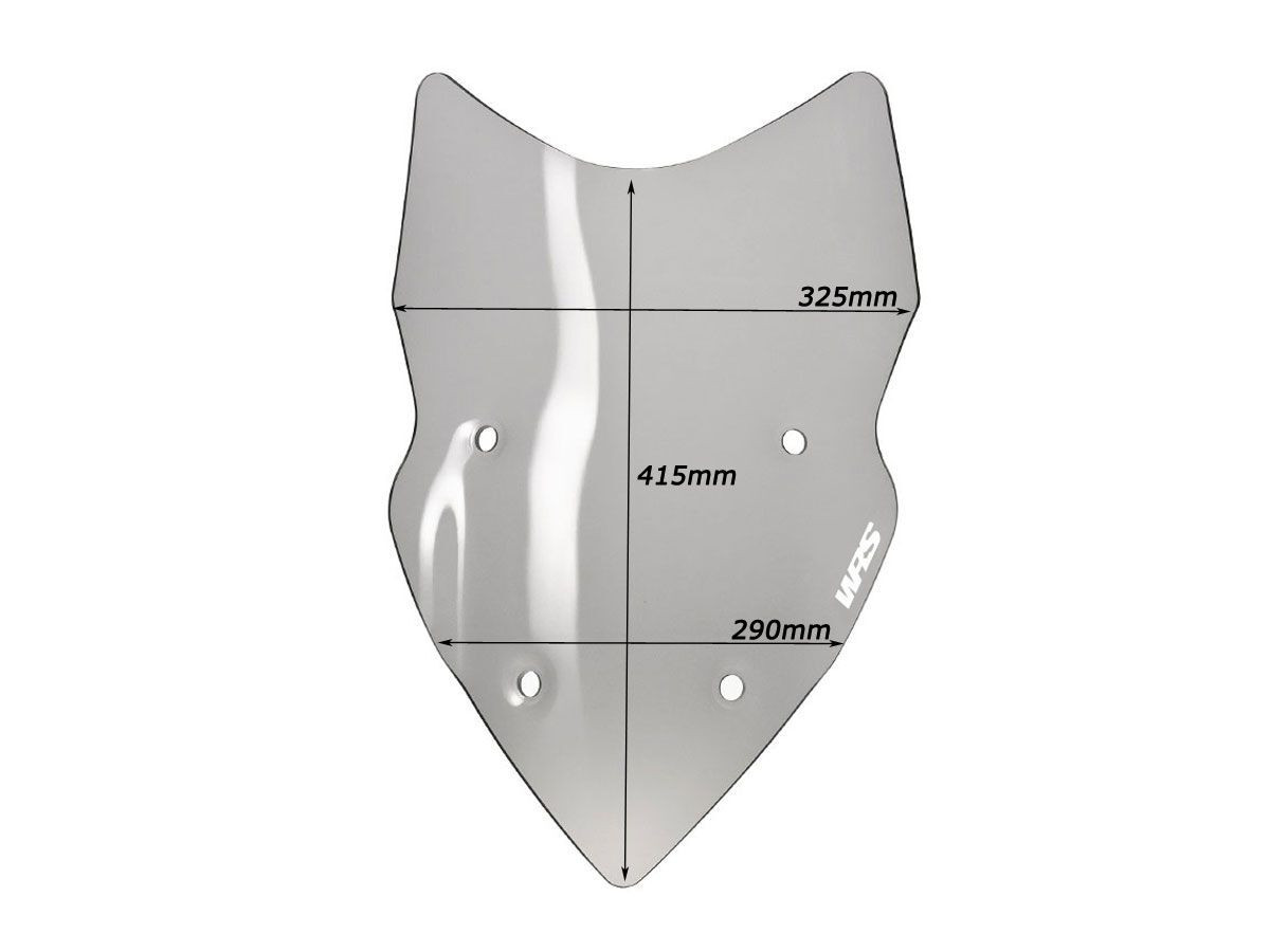 Pare-Brise Intermedio Fumé WRS pour Ducati Multistrada 1200 et S (13-14) - DU004F