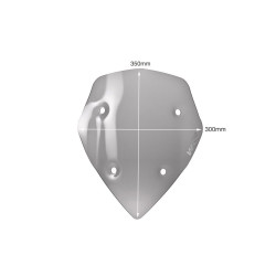 Pare-Brise Sport Fumé Foncé WRS pour Ducati Multistrada 1200 et S (13-14) - DU005FS