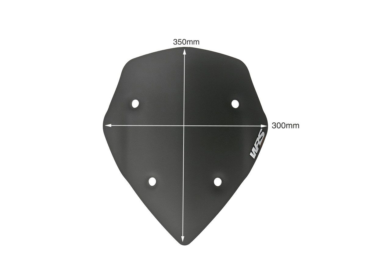 Pare-Brise Sport Noir Mat WRS pour Ducati Multistrada 1200 et S (13-14) - DU005NO