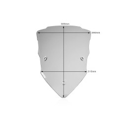 Pare-Brise Touring Fumé WRS pour Ducati Multistrada 1200 et S (15-17) - DU006F
