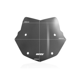 Pare-Brise Enduro Fumé Foncé WRS pour BMW R 1200 GS Adventure (13-19) - BM026FS