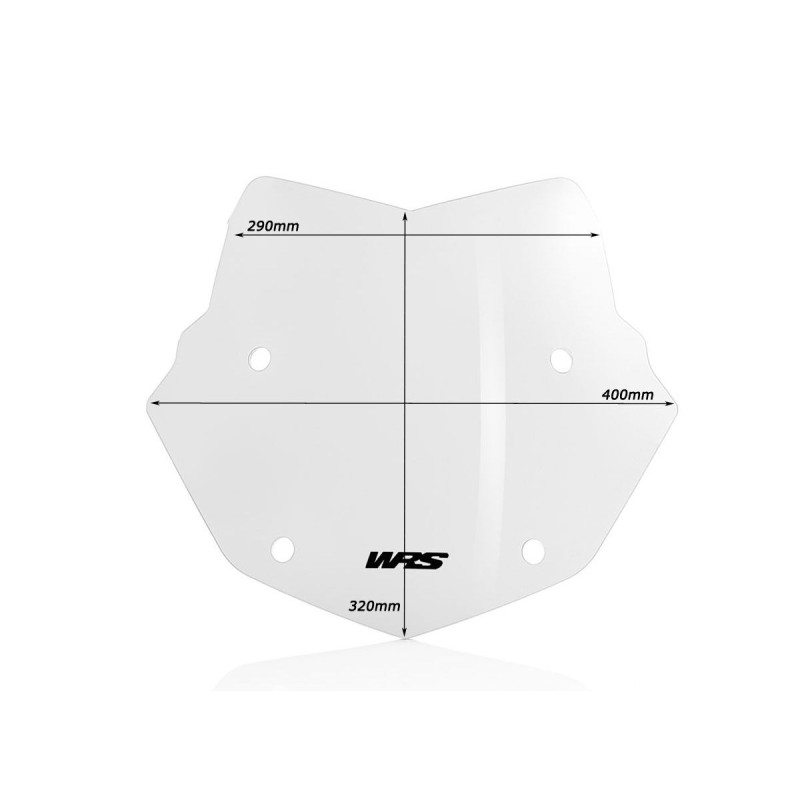 Pare-Brise Enduro Claire WRS pour BMW R 1200 GS (13-19) - BM026T Pare-Brise Enduro Claire WRS pour BMW R 1200 GS (13-19) - BM026T