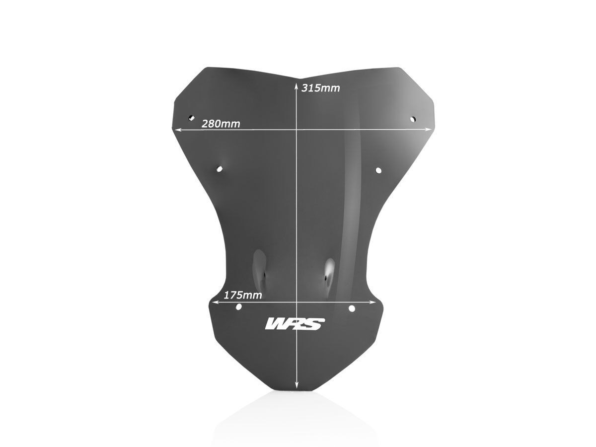 Pare-Brise Sport Fumé Foncé WRS pour Honda CRF 1000 L Africa Twin Adventure Sports (18-19) - HO006FS
