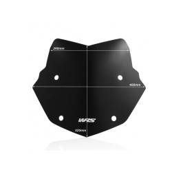 Pare-Brise Enduro Noir Mat WRS pour BMW R 1250 GS (19-23) - BM026NO