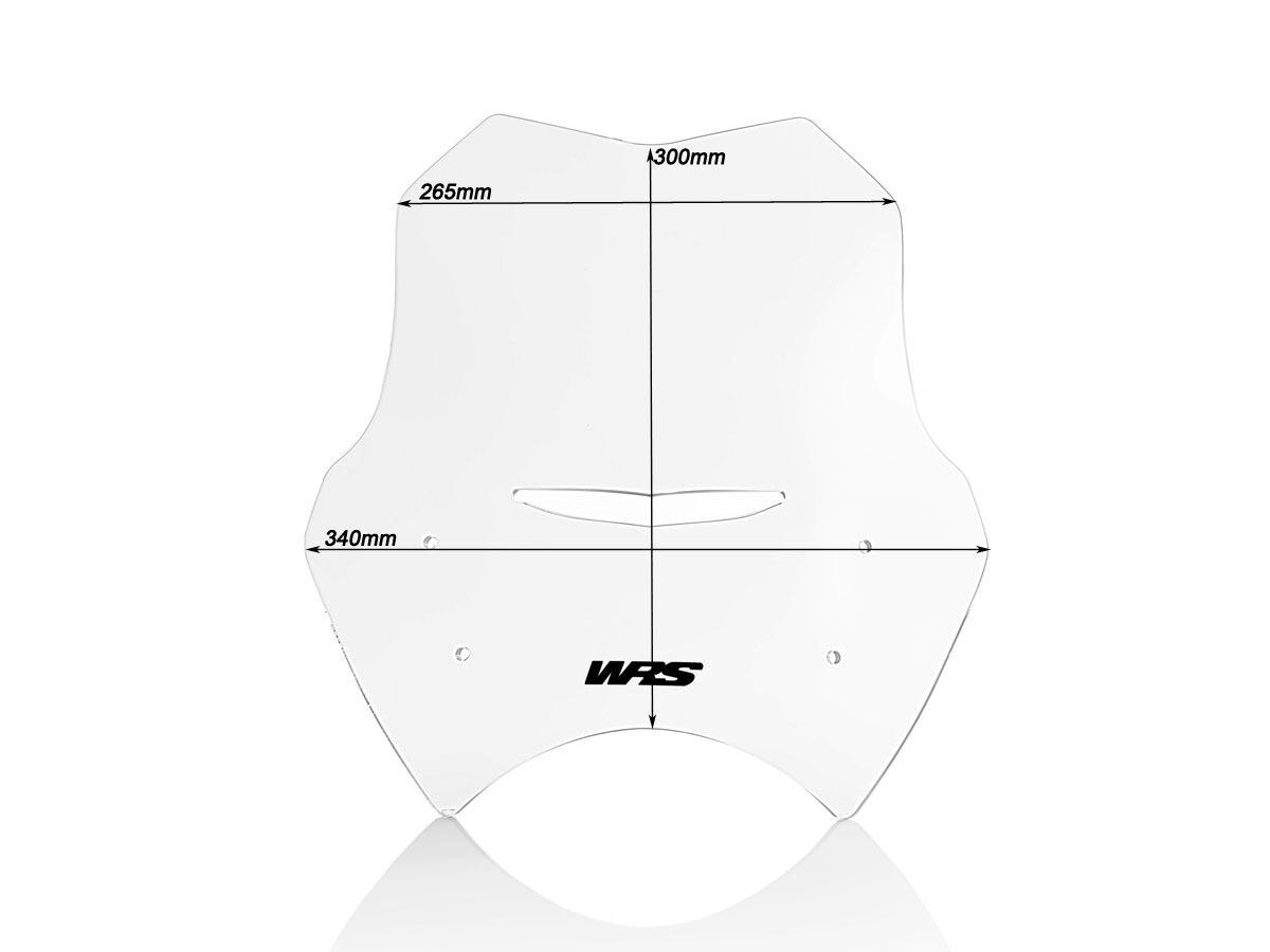 Pare-Brise Sport Claire WRS pour BMW R 1150 R (05-06) - BM031T