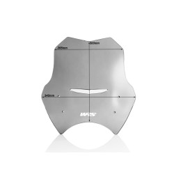 Pare-Brise Sport Fumé WRS pour BMW R 1150 R (05-06) - BM031F