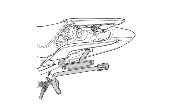 Support de Valise Shad 3P System pour Integra 750 (16-21) pour valises SH23 Support de Valise Shad 3P System pour Integra 750 (16-21) pour valises SH23