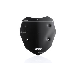 Pare-Brise Sport Noir Mat WRS pour BMW S 1000 XR (15-19) - BM041NO