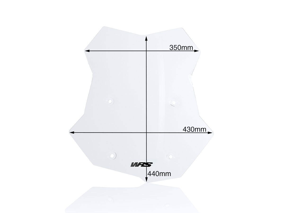 Pare-Brise Caponord Claire WRS pour BMW F 850 GS et Adventure (18-23) - BM042T