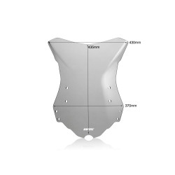Pare-Brise Intermedio Fumé WRS pour Benelli TRK 502 X (17-23) - BE002F