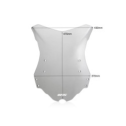 Pare-Brise Touring Fumé WRS pour Benelli TRK 502 (17-23) - BE001F