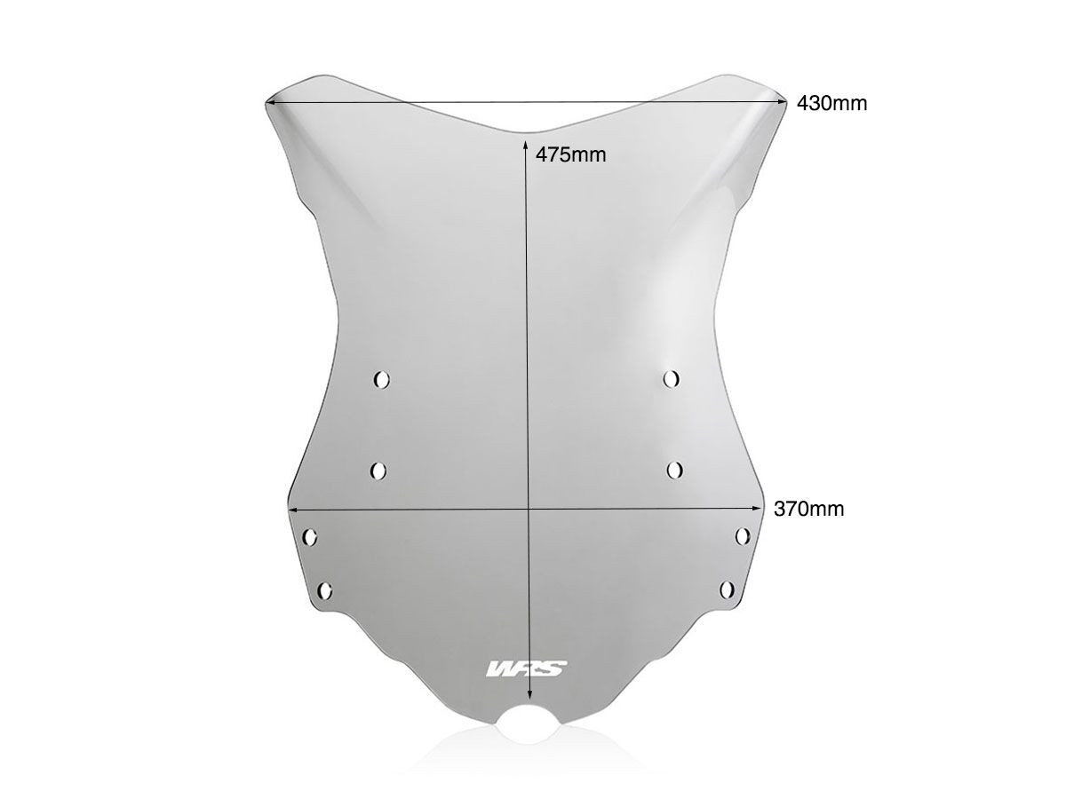 Pare-Brise Touring Fumé WRS pour Benelli TRK 502 X (17-23) - BE001F