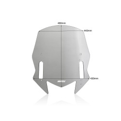 Pare-Brise Fumé WRS pour Yamaha XP 560 T-MAX (20-21) - YA002F