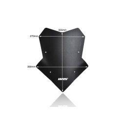 Pare-Brise Sport Noir Mat WRS pour Yamaha Tracer 900 (18-20) - YA005NO
