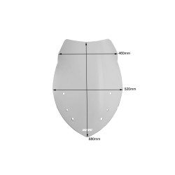 Pare-Brise Touring Fumé WRS pour BMW R 1200 RT (05-13) - BM039F