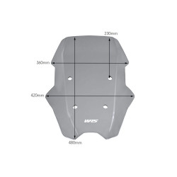 Pare-Brise Touring Fumé WRS pour BMW C 400 X (18-24) - BM048F