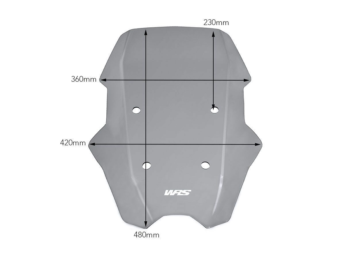 Pare-Brise Touring Fumé WRS pour BMW C 400 X (18-24) - BM048F