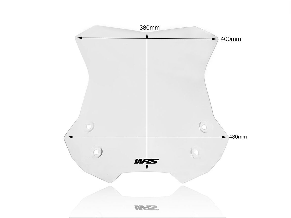 Pare-Brise Touring Claire WRS pour Suzuki DL 650 V-Strom XT (17-24) - SU003T