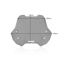 Pare-Brise Sport Fumé WRS pour Suzuki DL 650 V-Strom XT (17-24) - SU004F