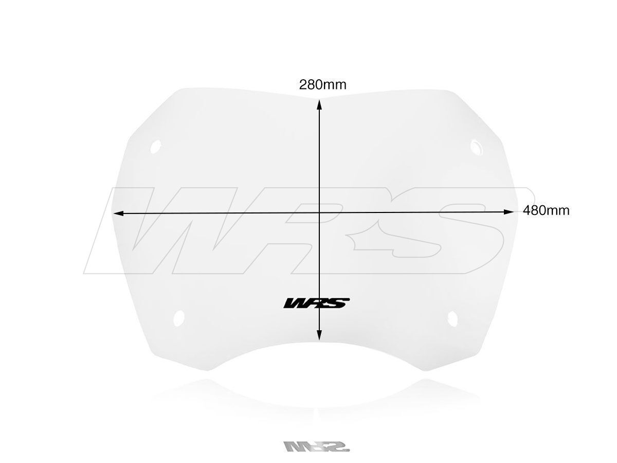 Pare-Brise Sport Claire WRS pour Honda SH 300 I (15-20) - HO020T