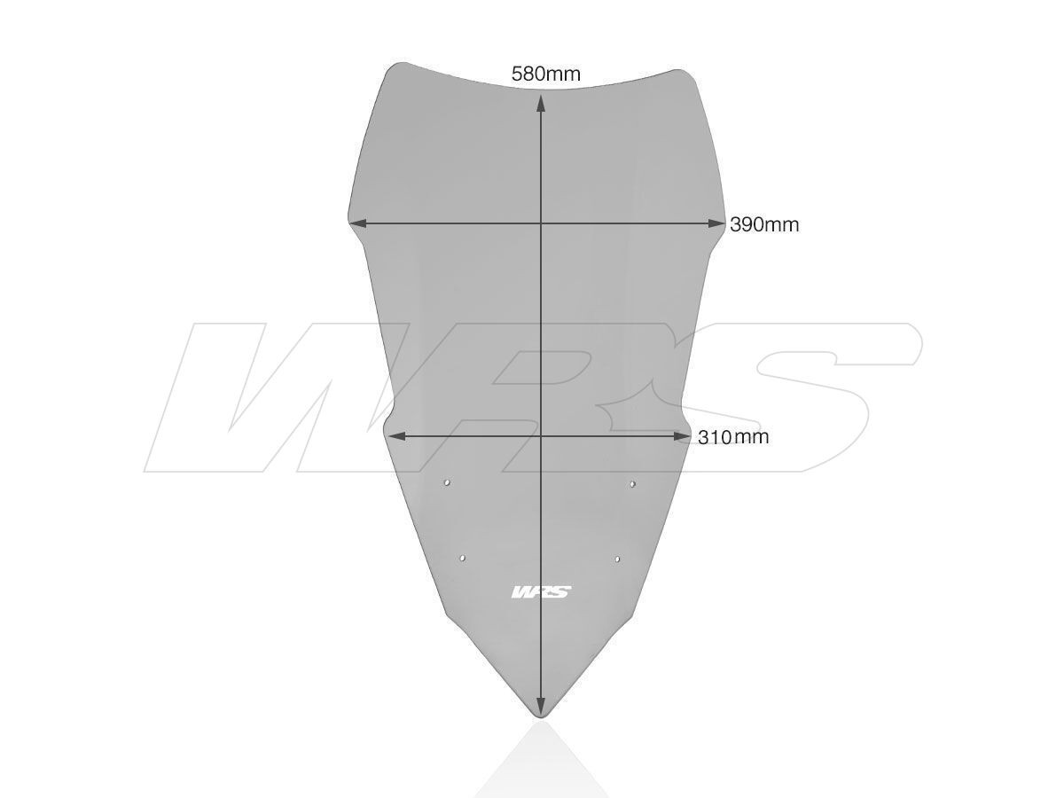 Pare-Brise Touring Fumé WRS pour Yamaha Tracer 900 (15-17) - YA011F