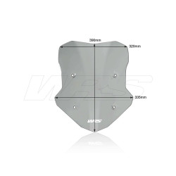 Pare-Brise Standard Fumé Foncé WRS pour BMW F 900 XR (20-24) - BM058FS
