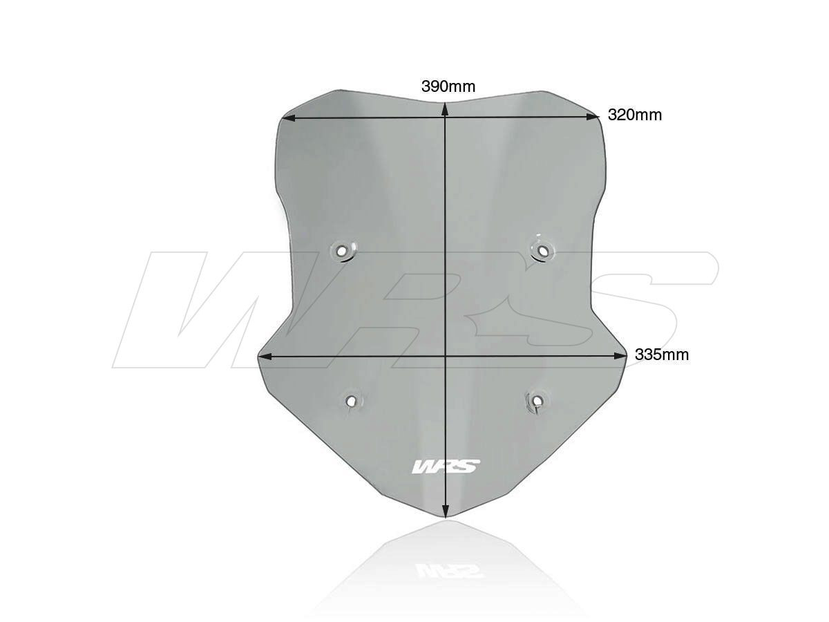 Pare-Brise Standard Fumé Foncé WRS pour BMW F 900 XR (20-24) - BM058FS