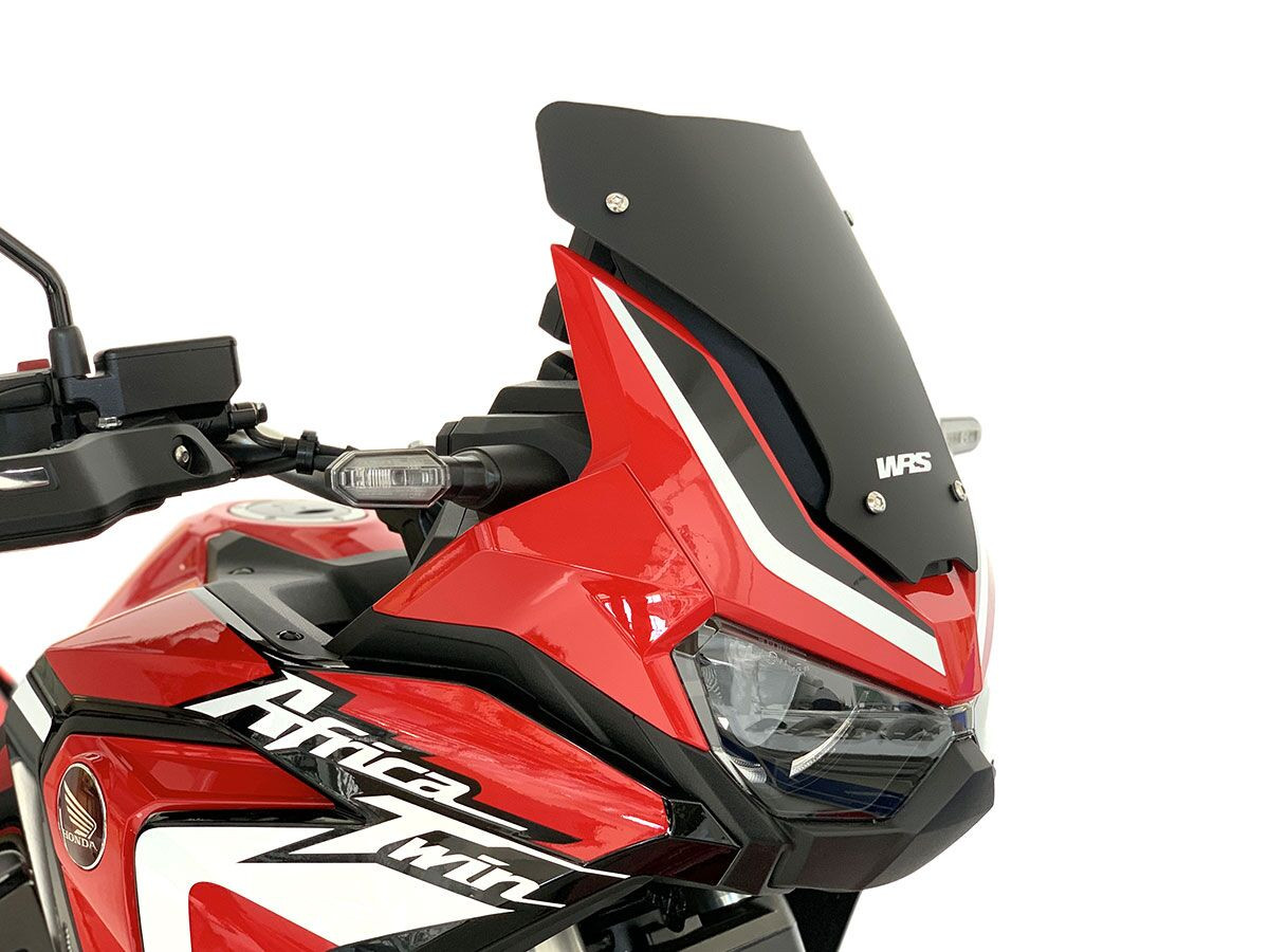 Pare-Brise Sport Noir Mat WRS pour Honda CRF 1100 L Africa Twin (20-23) - HO031NO