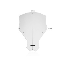 Pare-Brise Caponord Claire WRS pour Honda CRF 1100 L Africa Twin (20-24) - HO028T