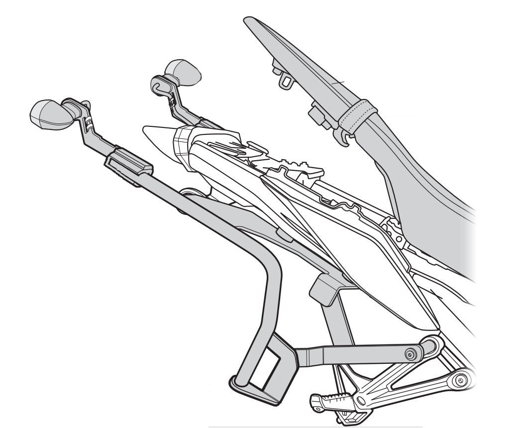 Support de Valise Shad 3P System pour MT09 (17-20)