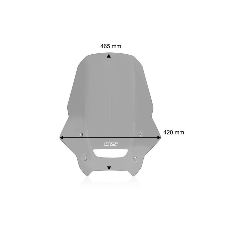 Pare-Brise Caponord Fumé WRS pour Honda NX 500 A (24-26) - HO076F Pare-Brise Caponord Fumé WRS pour Honda NX 500 A (24-26) - HO076F