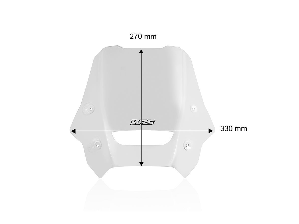 Pare-Brise Sport Claire WRS pour Honda NX 500 A (24-26) - HO078T
