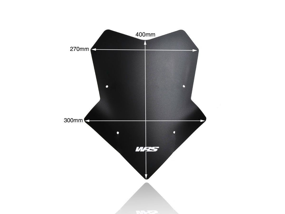 Pare-Brise Sport Sport Noir Mat WRS pour Yamaha Tracer 900 (18-20) - YA039NO