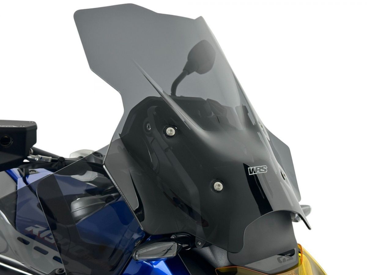Pare-Brise Touring Plus avec radar Fumé Foncé WRS pour BMW R 1300 GS Adventure (24-26) - BM109FS