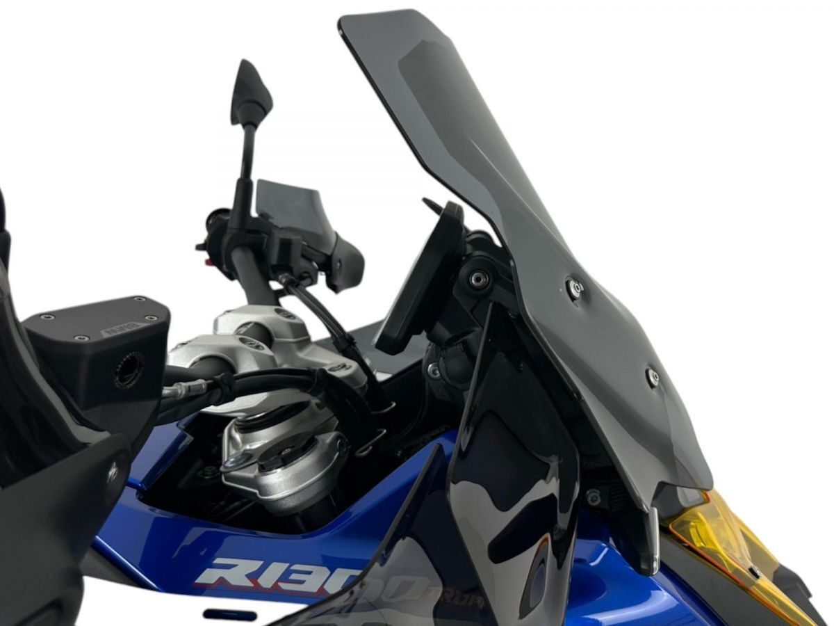Pare-Brise Touring Plus avec radar Fumé Foncé WRS pour BMW R 1300 GS Adventure (24-26) - BM109FS