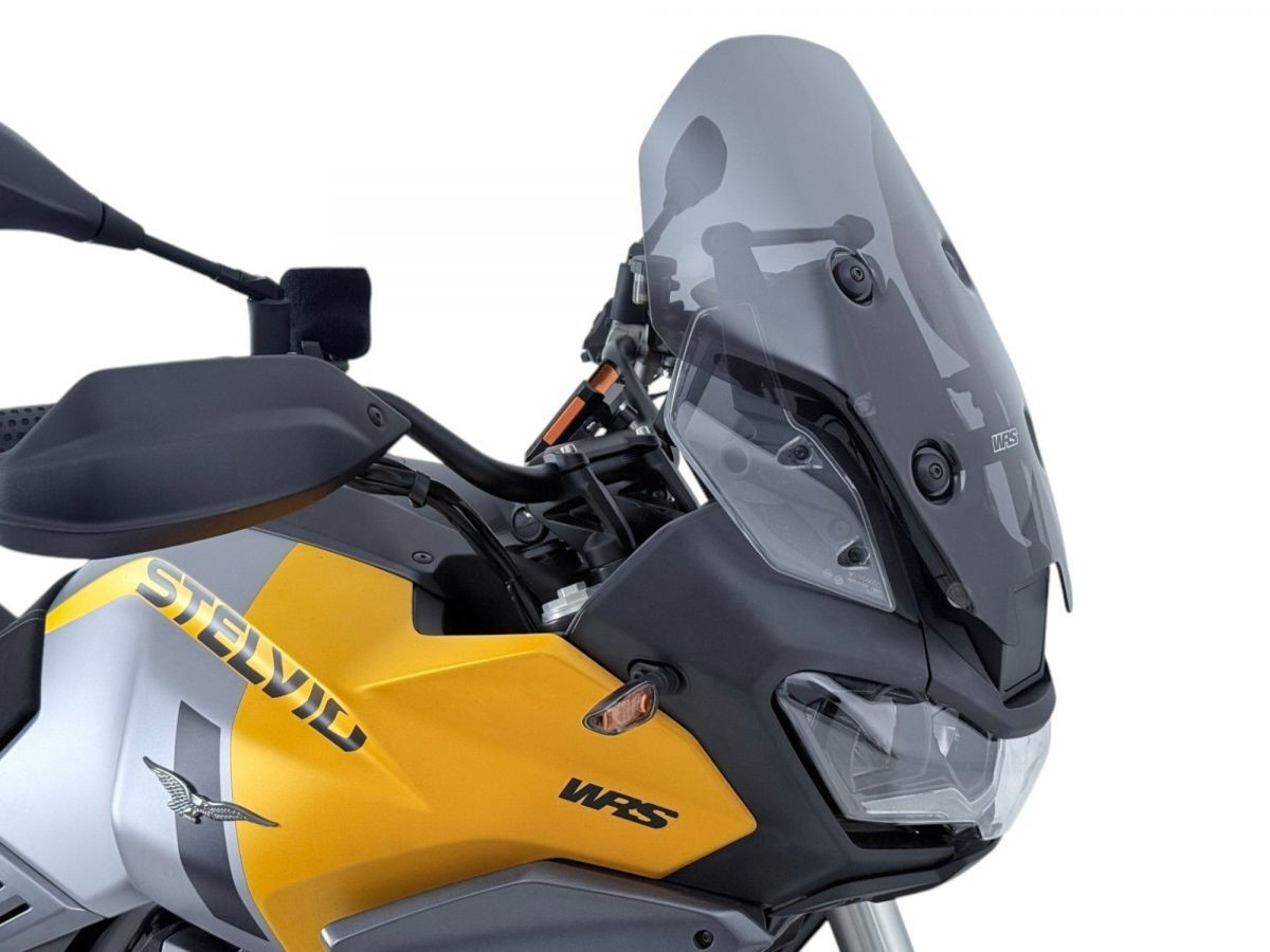 Bulle Touring avec radar Fumé Foncé WRS pour Moto Guzzi Stelvio 1000 (24-26) - MG002FS