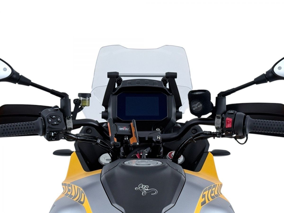 Bulle Sport avec radar Claire WRS pour Moto Guzzi Stelvio 1000 (24-26) - MG003T