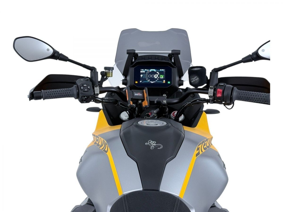 Bulle Sport avec radar Fumé Foncé WRS pour Moto Guzzi Stelvio 1000 (24-26) - MG003FS