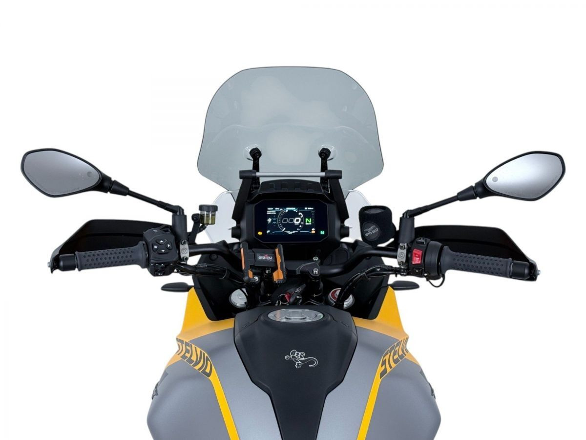 Bulle Caponord Fumé WRS pour Moto Guzzi Stelvio 1000 (24-26) - MG004F