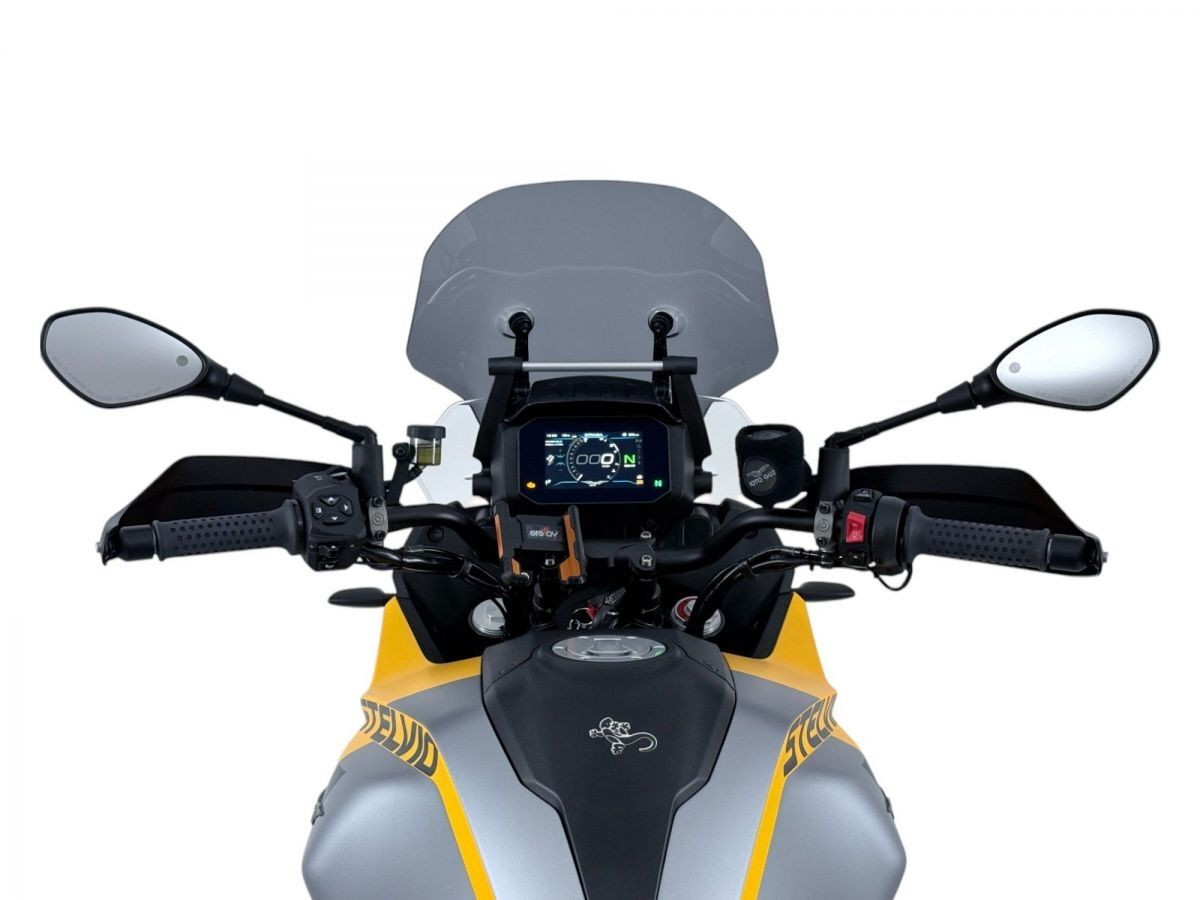Bulle Touring Fumé Foncé WRS pour Moto Guzzi Stelvio 1000 (24-26) - MG005FS