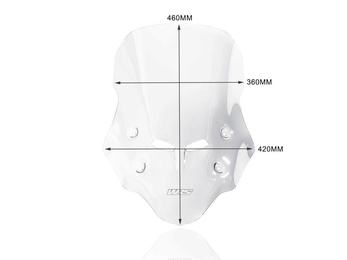 Bulle Touring Claire WRS pour Honda CB 500 X (16-24) - HO043T