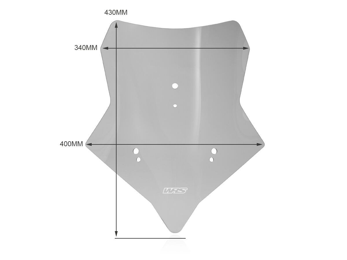 Bulle Sport Fumé WRS pour Moto Morini X-CAPE 650 (23-24) - MM002F